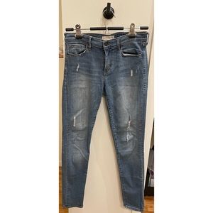 Banana Republic light wash skinny jeans